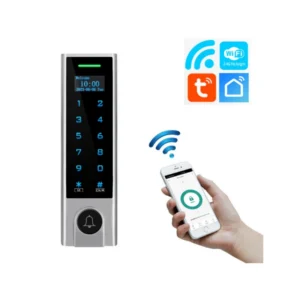 ACM-210H Tuya-WIFI IP68 access control with touch OLED screen and multiple access modes front view