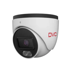 DVC DCA-TF5283DL 5MP analog turret security camera with 2.8mm lens and IR night vision front side view