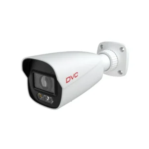 DVC DCN-BF6285AI-DL 6MP IP AI bullet camera with IR and two-way audio front side view