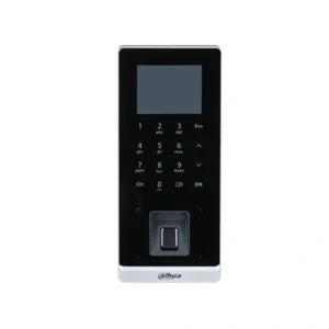 Dahua ASI2212H-W standalone access control terminal with fingerprint reader and LCD display front view