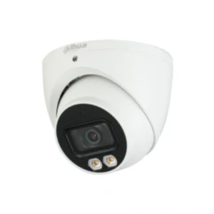 Dahua HAC-HDW1809T-A-LED 4K Full-Color 8MP dome security camera with Smart Light LED and metal housing front side view