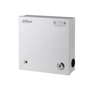 Dahua PFM341-9CH 9 channel CCTV 12V 5A distributed power supply box front side view
