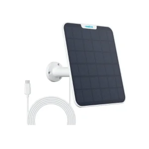Reolink REO Solar Panel V2 White 6W solar charger for security camera front side view