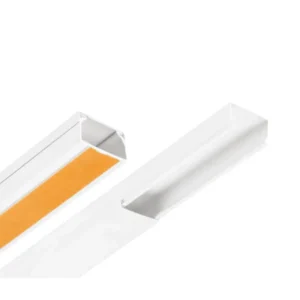 Plastic Canals PVC Self Adhesive 40 x 25 for Electrical Cable Management front side view