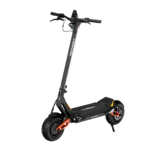 MS ENERGY FLARE X Pro 22,5Ah gold-black electric scooter with dual motors and LCD display front side view