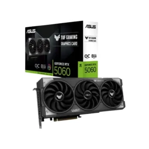 ASUS TUF RTX5060 8GB graphics card with GDDR7 memory