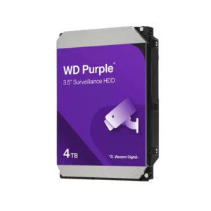 WD HDD 4TB 3.5" SATA III WD43PURZ Purple front view