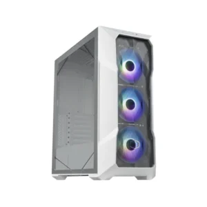 Cooler Master MasterBox TD500 MESH V2 White mid tower PC case front side view