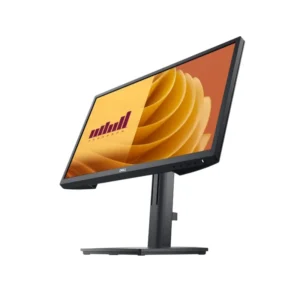DELL E2225HS monitor side view with adjustable stand side view
