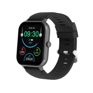 North Edge Healthcare Watch NL54CJ Black with Blood Pressure, Blood Oxygen, Sleep Monitor front view