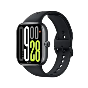 Xiaomi Redmi Watch 5 Obsidian Black smart watch showing heart rate, GPS, and AMOLED display