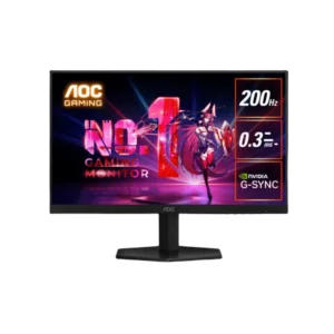 AOC 24G42E 24 inch IPS gaming monitor with 180Hz refresh rate front view