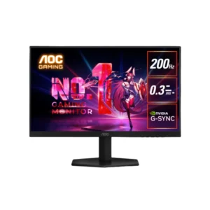 AOC 24G42E 24 inch IPS gaming monitor with Full HD resolution and high refresh rate front view