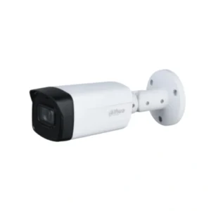 Dahua HAC-HFW1800TH-I8 4K 8MP bullet security camera with Smart IR and metal-plastic housing front side view