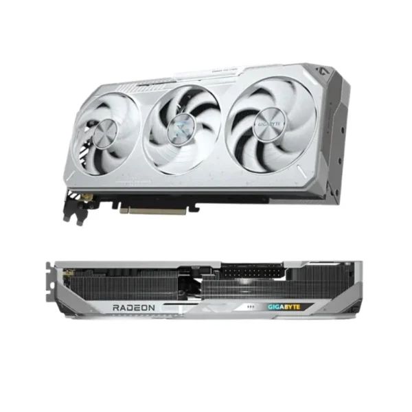 Gigabyte Radeon Side Gigabyte Radeon RX 9070 XT GAMING OC ICE 16GB Graphics