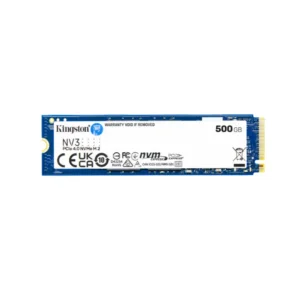 NGSTON NV3 500GB PCIe M.2 2280 NVMe SSD showing high-speed internal storage solution front view