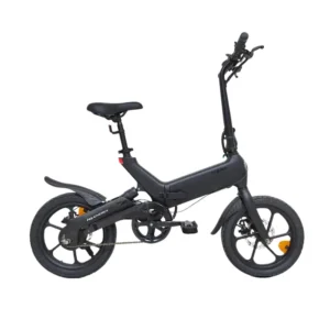 MS ENERGY eBike URBANFOLD i6 Black folding electric bicycle side view