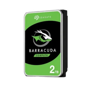 Seagate Barracuda 2TB 3.5-inch SATA3 7200RPM Hard Drive front view