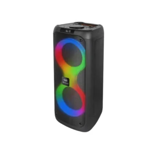 Trevi XF 480 KB 35W Bluetooth Karaoke Speaker with Disco Lights, Microphone, and Remote Control front side view