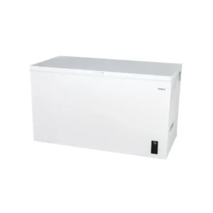 VIVAX HOME CFR-418 white chest freezer 418 liters digital control front side view