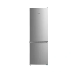 VIVAX HOME Fridge CF-310ENF X 310L No Frost freestanding stainless steel refrigerator front view