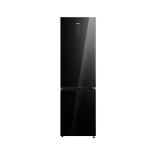 VIVAX HOME CF-3781DNF BG No Frost fridge freezer black glass 378L front view