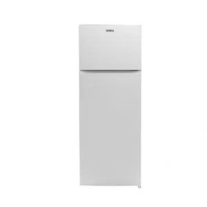VIVAX HOME Fridge DD-207E W freestanding refrigerator with freezer in white color front view