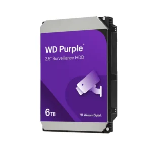 WD HDD 6 TB Purple 3.5" 6TB Western Digital WD Purple front view
