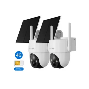 Arenti GO3G+SP2 4G LTE solar powered outdoor security camera with eSIM and 2K 3MP front side view