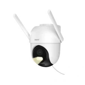 Arenti OP1 Outdoor WiFi 4MP 5G PT Bullet Camera with Night Vision and Two-Way Audio front side view