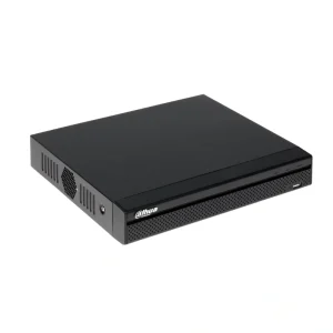 Dahua NVR4104HS-P-4KS3 4-channel 960g network video recorder with 4 PoE ports and 1 SSD for WizSense AI surveillance front side view