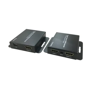 Dahua PFM700-E HDMI Extender transmitting 1080P Full HD video over CAT6 cable with stable signal front side view