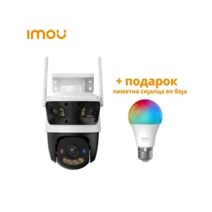 IMOU Cruise Triple 11MP IPC-S7UP-11M0WED WiFi security camera with pan tilt and night vision front side view