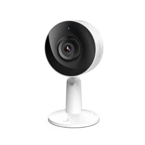 Laxihub IN1 Indoor WiFi 2MP Mini Security Camera Black Full HD 1080p front side view left