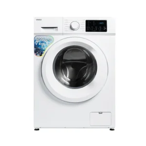 VIVAX HOME WFL-120712CD front load washing machine white 7kg 1200RPM front view