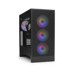 EWE PC AMD Ryzen 9 7900 Gaming Desktop with 32GB RAM and RTX 5060 Ti 16GB front view