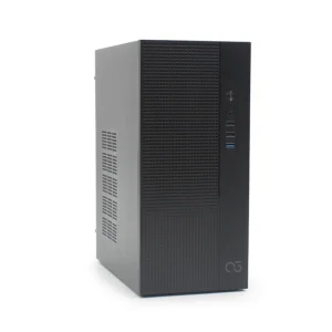 EWE PC Office AMD Ryzen 5 3400G 8GB RAM 256GB NVMe SSD desktop computer front side view