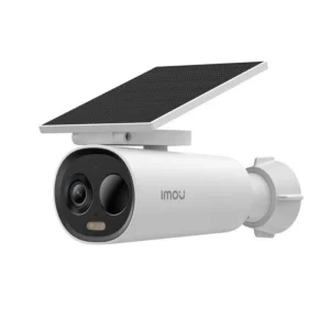 IMOU Cell 3C 3MP WiFi outdoor security camera with solar panel, night vision, and two-way audio front side view
