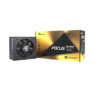 Seasonic Focus GX-850 850W 80 Plus Gold fully modular power supply front view