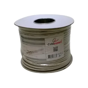 Gembird Cat6 UTP Cable 100m Solid Unshielded Gray for Reliable LAN Networks front view