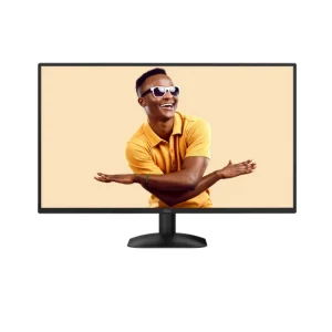 AOC 27B31H 27 inch IPS monitor with Full HD resolution HDMI D-Sub ports and built-in speakers front view