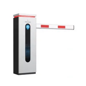 Automatic barrier PB302 kit silver 6m elliptic arm parking gate access control system front side view