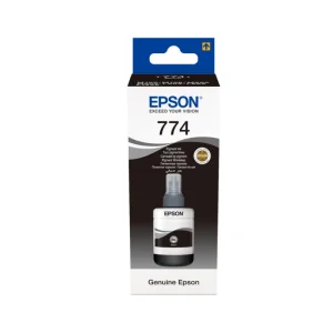 Epson T7741 Black Ink 140ml EcoTank printer ink bottle original black ink 6000 pages yield front view