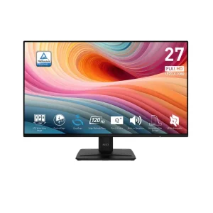 MSI PRO 27 MP271A E2 27 inch FHD IPS 120Hz monitor with HDMI and DisplayPort front view