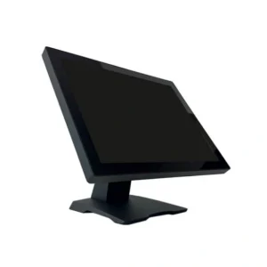 BIRCH V15 POS PC 15 inch touchscreen terminal black front side view