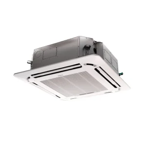 VIVAX ACP-36CC105AERI+ cassette air conditioner ceiling unit white panel front side view