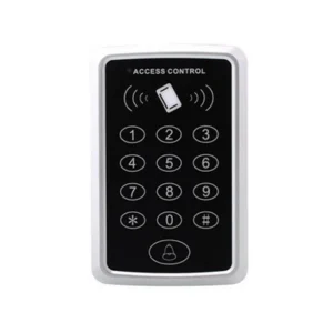ACM-223 RFID keypad access control system for secure door entry with touch panel and Wiegand support front view