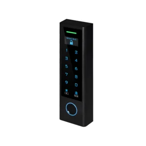 Access Control CFD3 WiFi Tuya smart keypad OLED RFID PIN door access system front side view