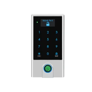 Access Control HFD6 WiFi Tuya LED display RFID metal waterproof IP66 smart door access system front view