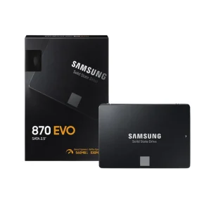 Samsung 870 EVO 1TB 2.5-inch SATA SSD solid state drive high performance storage device front view